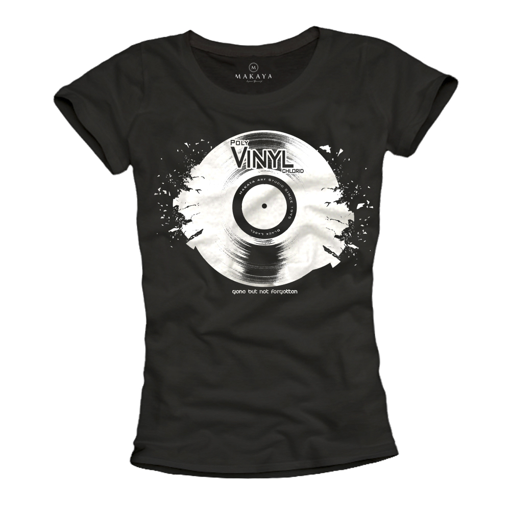 Womens T-Shirt - Vintage Vinyl