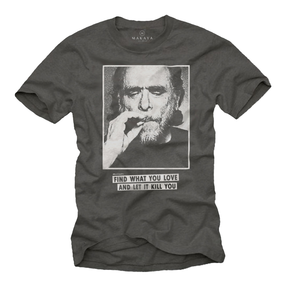 Bukowski Quotes T-Shirt for Men