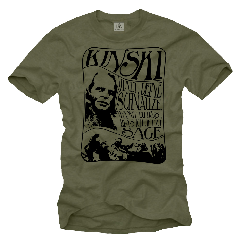Herren T-Shirt - Retro Klaus Kinski Motiv