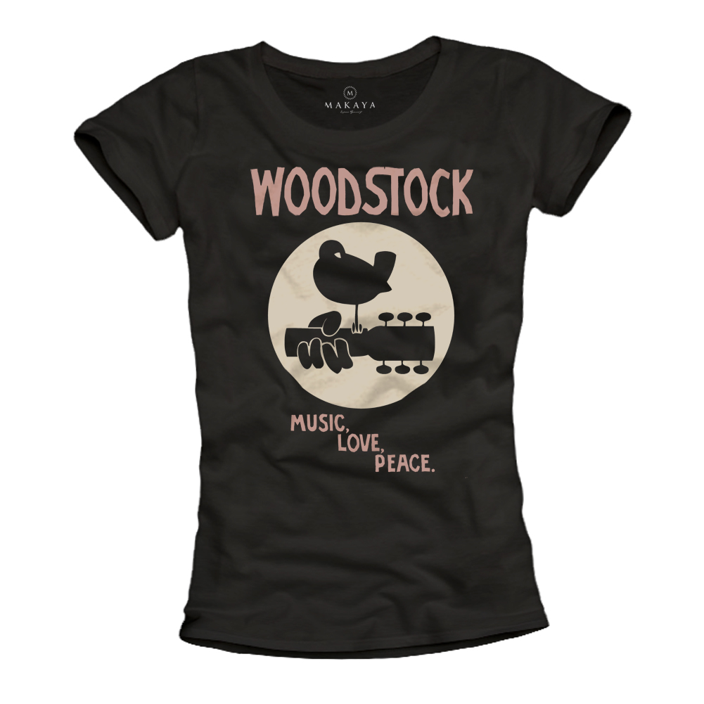 Vintage Hippie Shirt Woodstock Damen