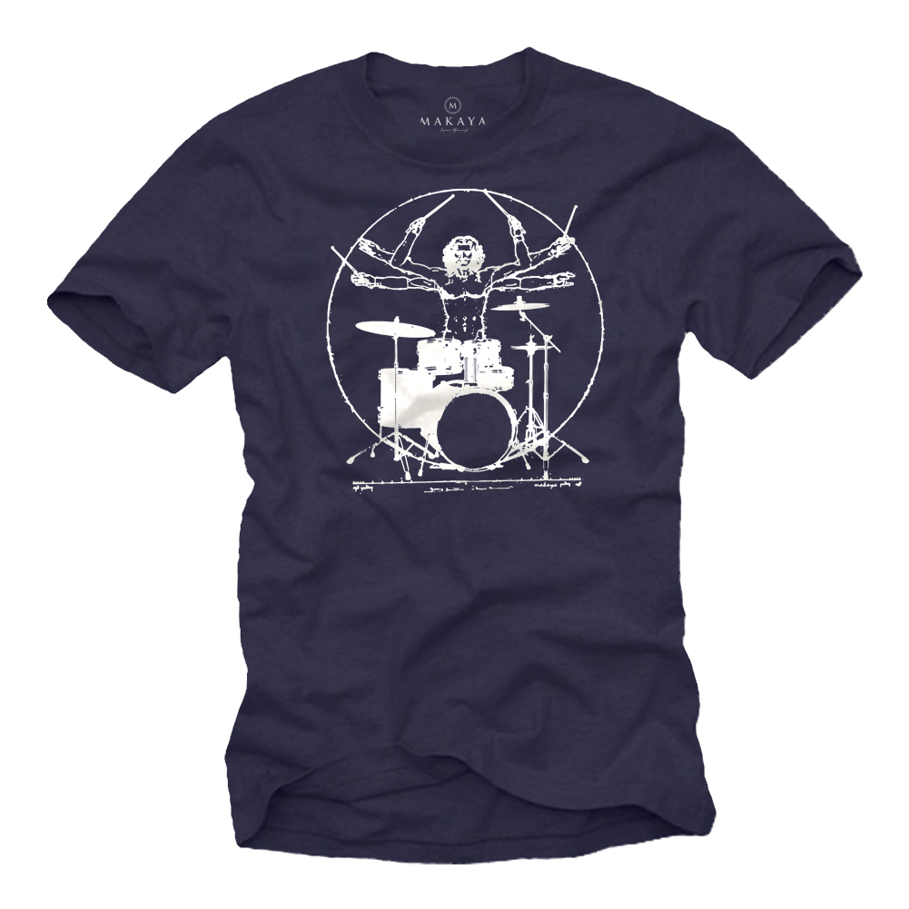 Schlagzeug T-Shirt für Männer - Drummer Geschenke