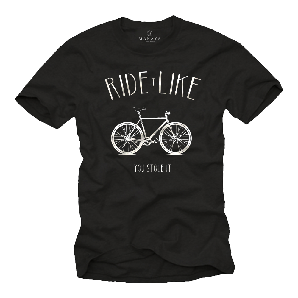 Herren T-Shirt für Fahrradfahrer - Ride it like you stole it