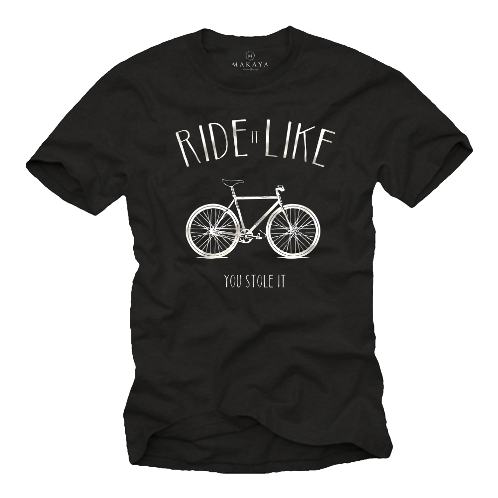 Men's T-shirt for cyclists - Ride it like you stole it