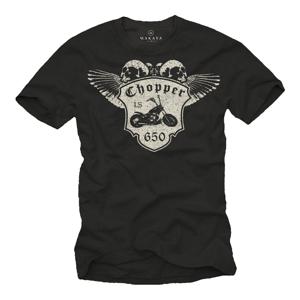 LS 650 T-Shirt Savage Motorcycle Design for Men