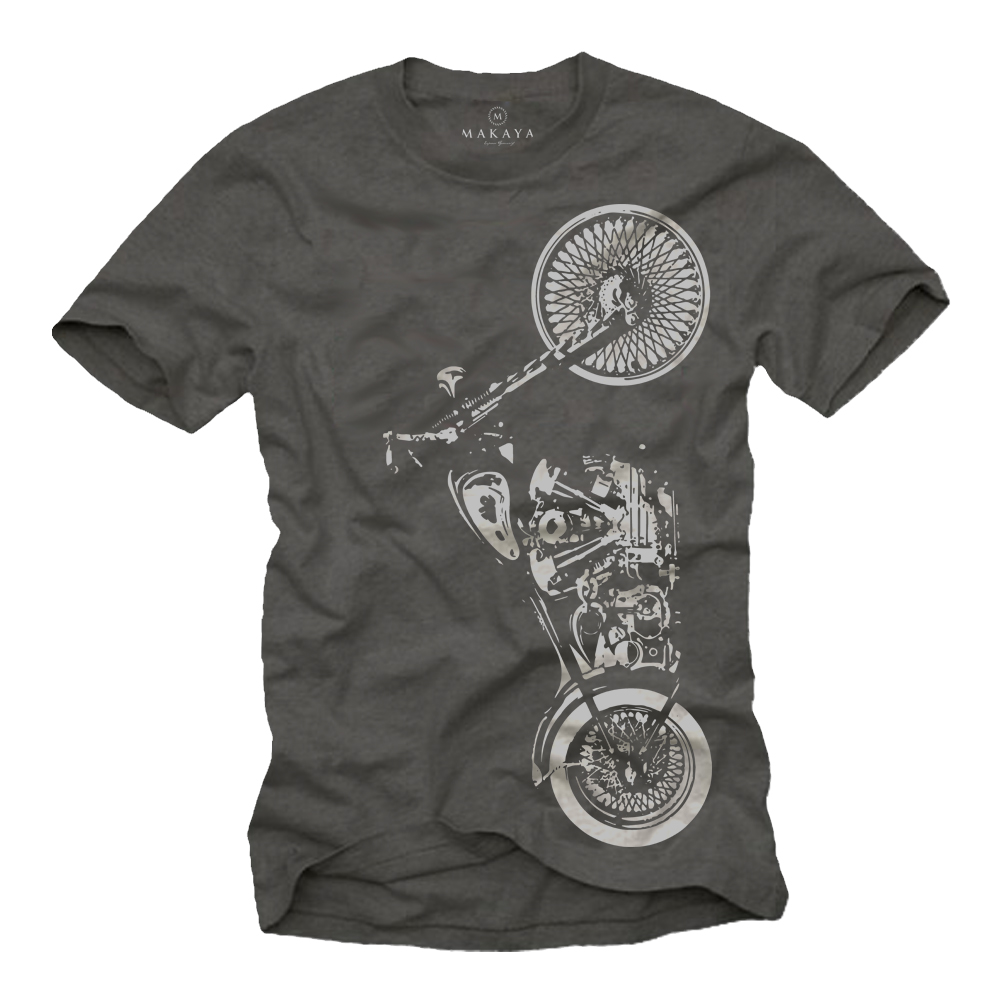 Biker T-Shirt für Männer - Motiv Hard Tail
