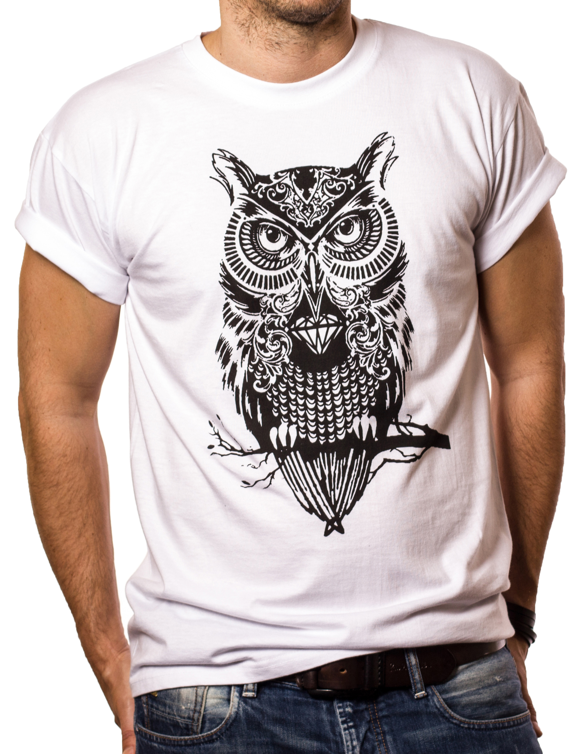 Owl T-shirt for men