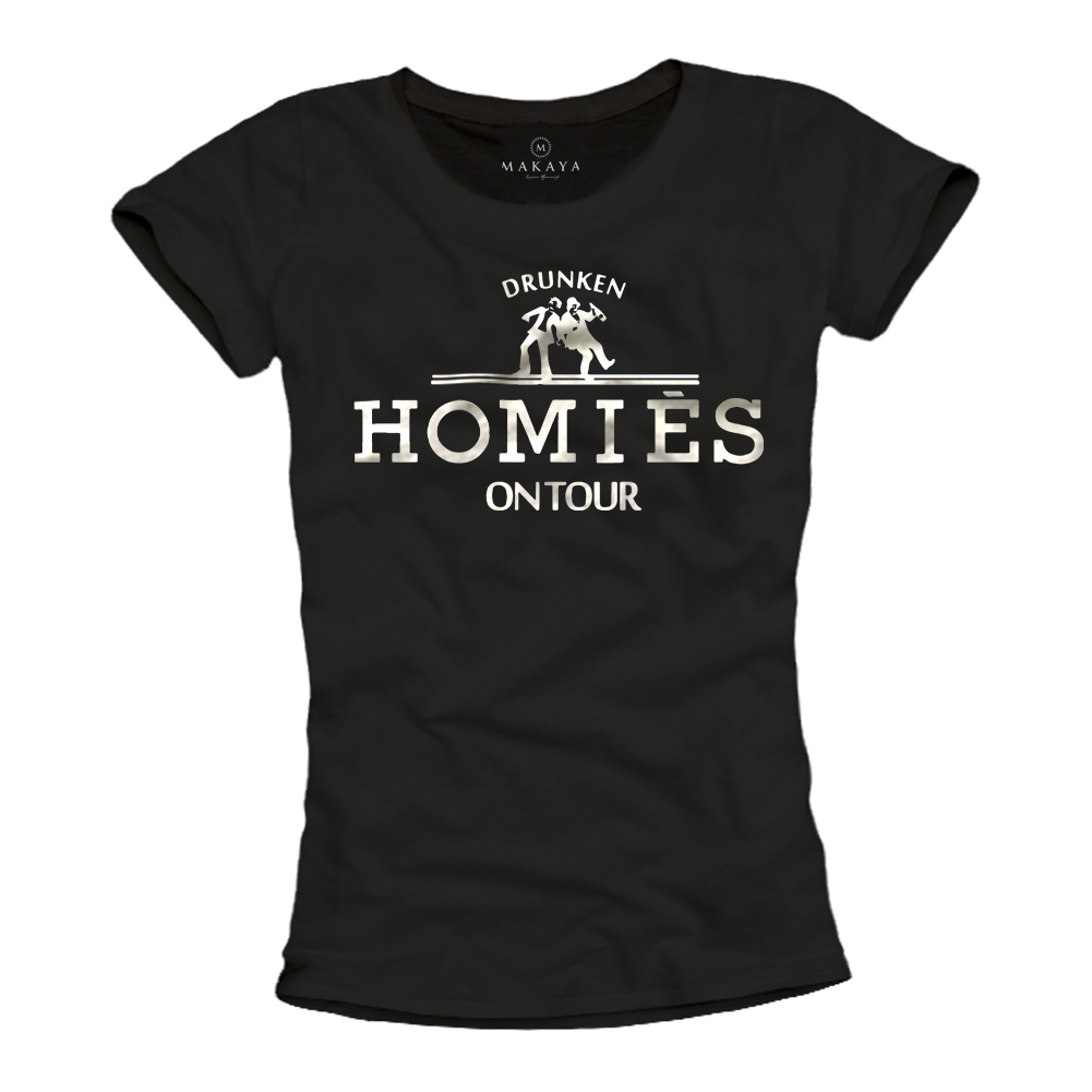 Womens T-Shirt - Drunken Homies